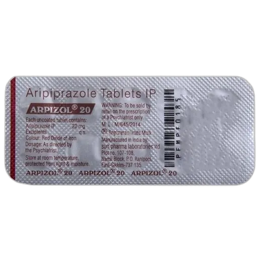 arpizol 20mg tablet 10's